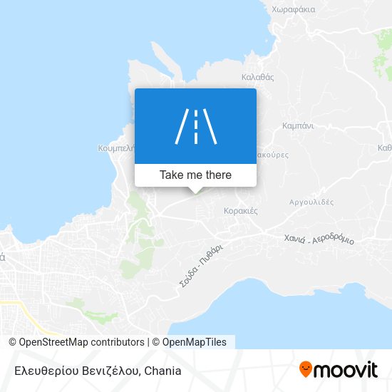 Ελευθερίου Βενιζέλου map