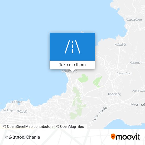 Φιλίππου map
