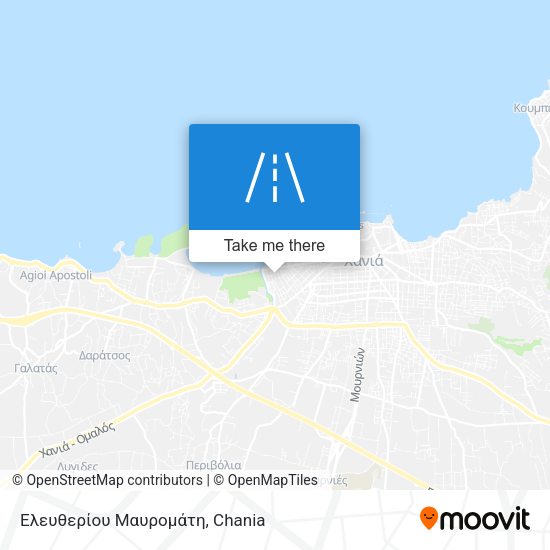 Ελευθερίου Μαυρομάτη map