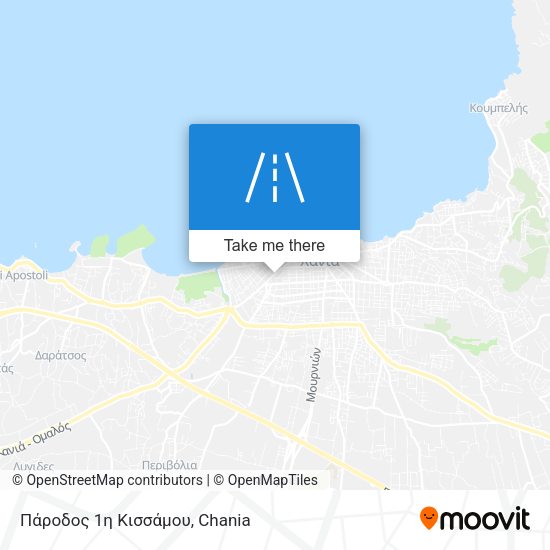 Πάροδος 1η Κισσάμου map
