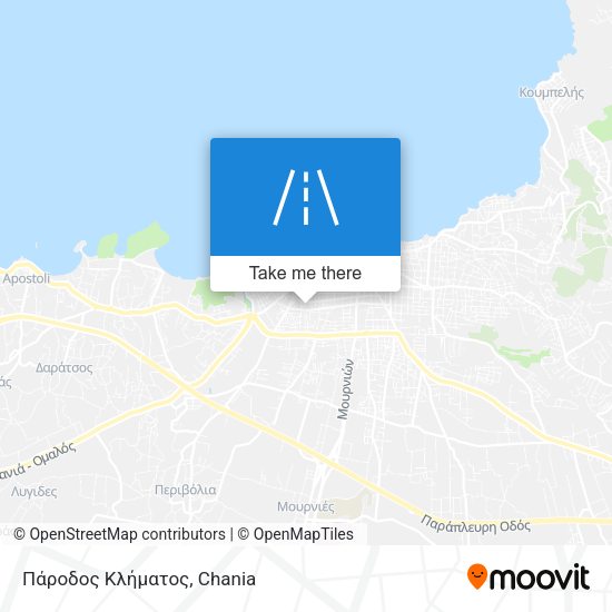Πάροδος Κλήματος map