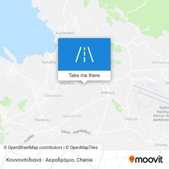 Κουνουπιδιανά - Αεροδρόμιο map