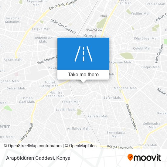 Arapöldüren Caddesi map