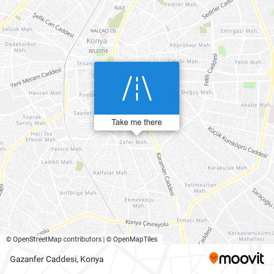 Gazanfer Caddesi map