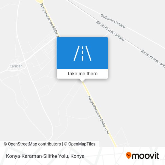 Konya-Karaman-Silifke Yolu map