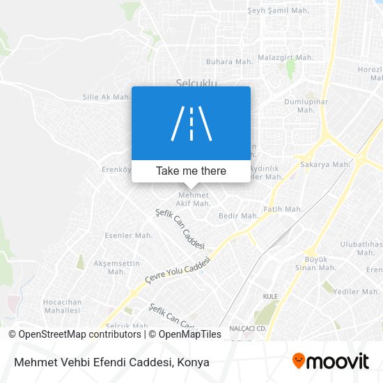 Mehmet Vehbi Efendi Caddesi map
