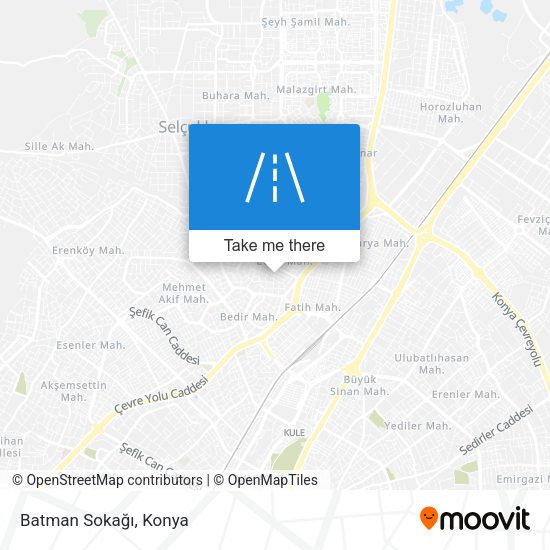 Batman Sokağı map