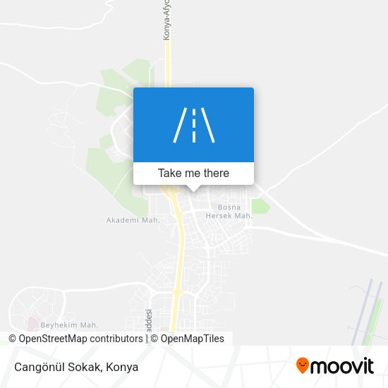 Cangönül Sokak map