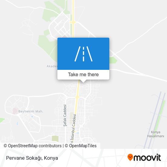 Pervane Sokağı map