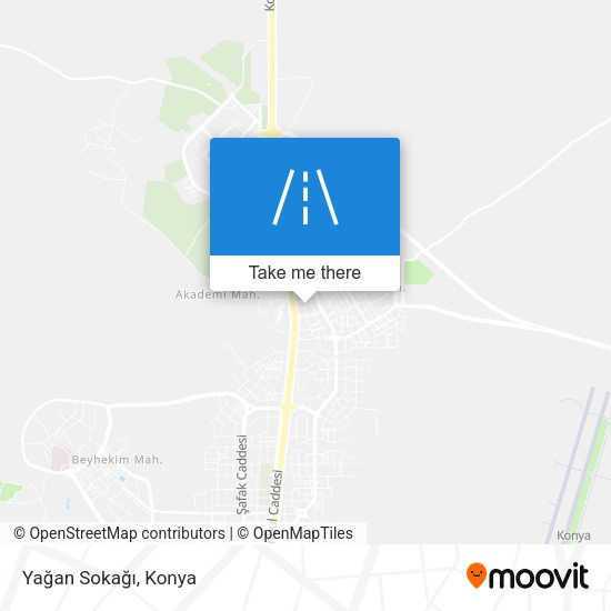 Yağan Sokağı map