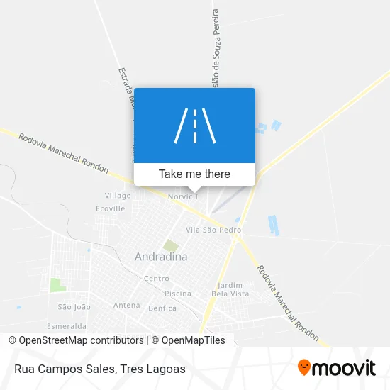 Rua Campos Sales map