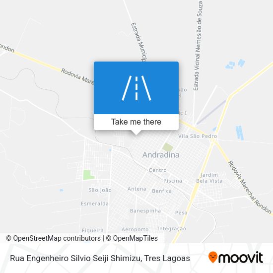 Rua Engenheiro Silvio Seiji Shimizu map