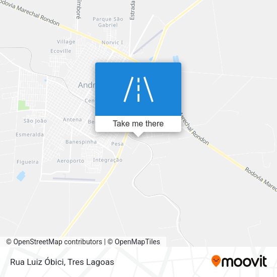 Rua Luiz Óbici map