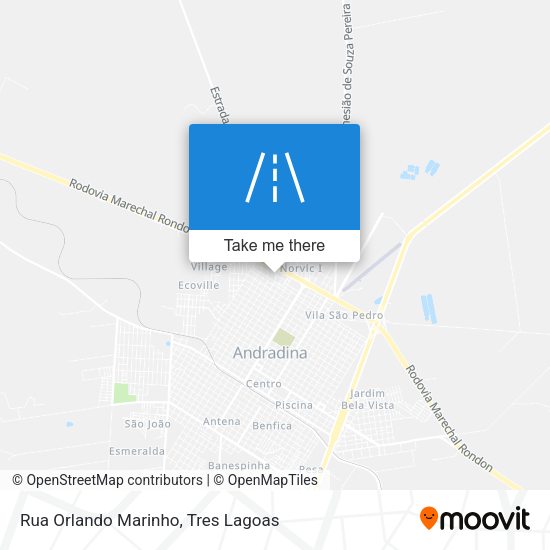 Rua Orlando Marinho map