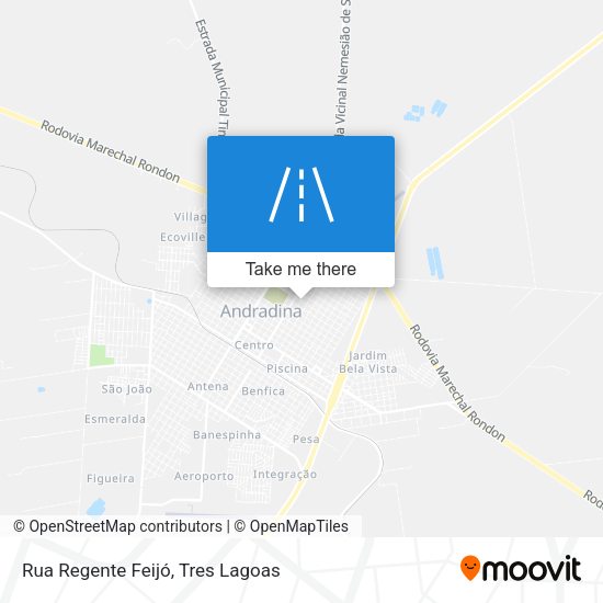 Rua Regente Feijó map