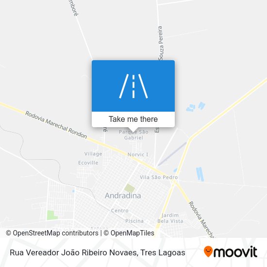Rua Vereador João Ribeiro Novaes map