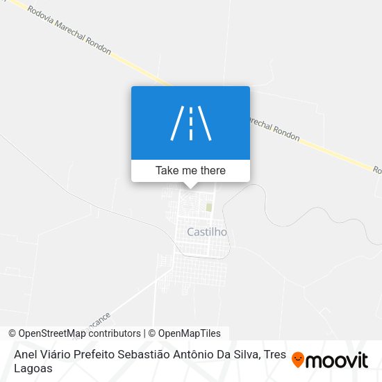 Anel Viário Prefeito Sebastião Antônio Da Silva map