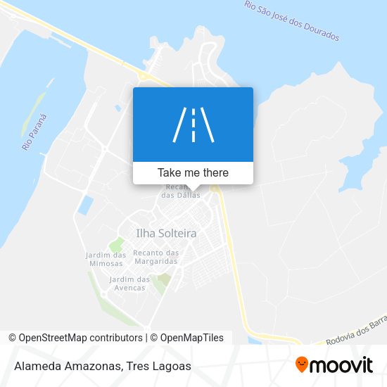 Alameda Amazonas map