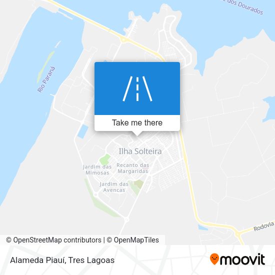Alameda Piauí map