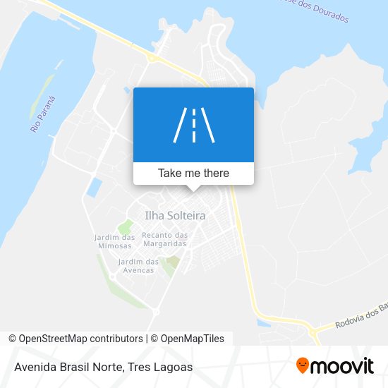 Avenida Brasil Norte map