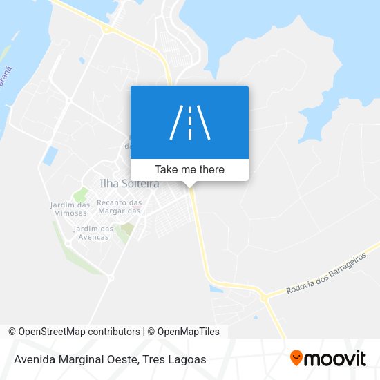 Avenida Marginal Oeste map