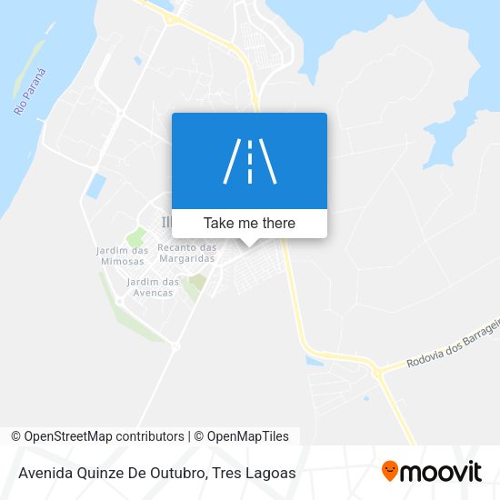 Avenida Quinze De Outubro map