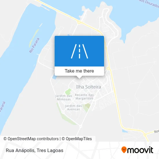 Rua Anápolis map