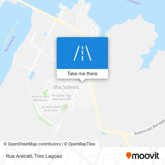 Rua Aracatí map