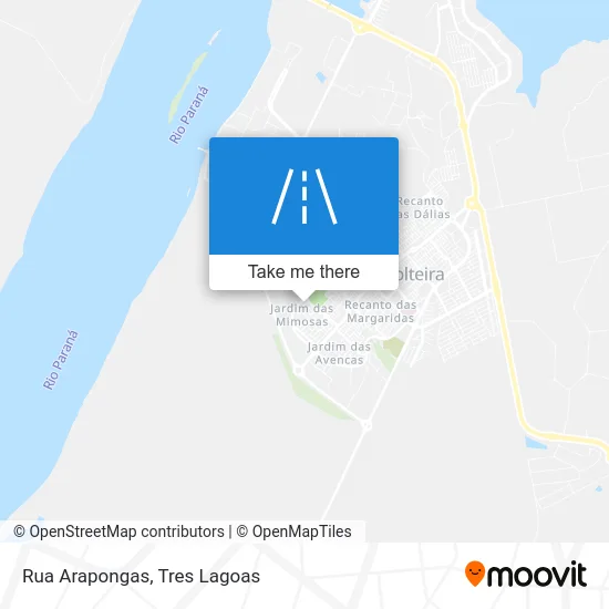 Rua Arapongas map