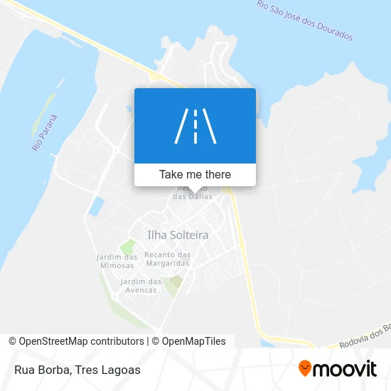 Rua Borba map