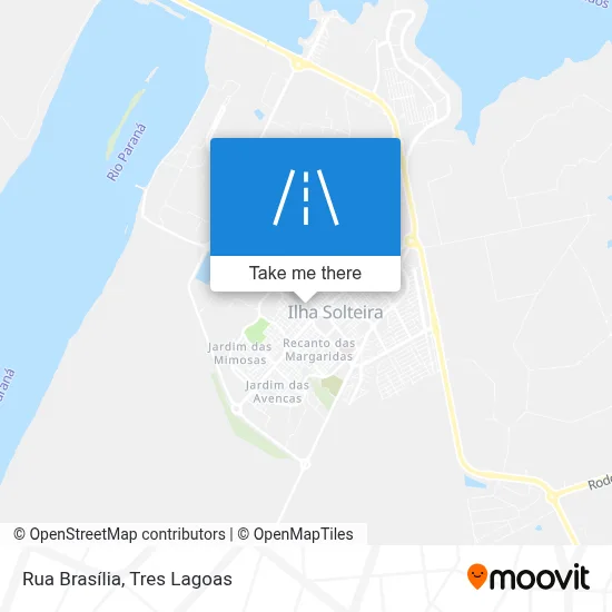 Rua Brasília map