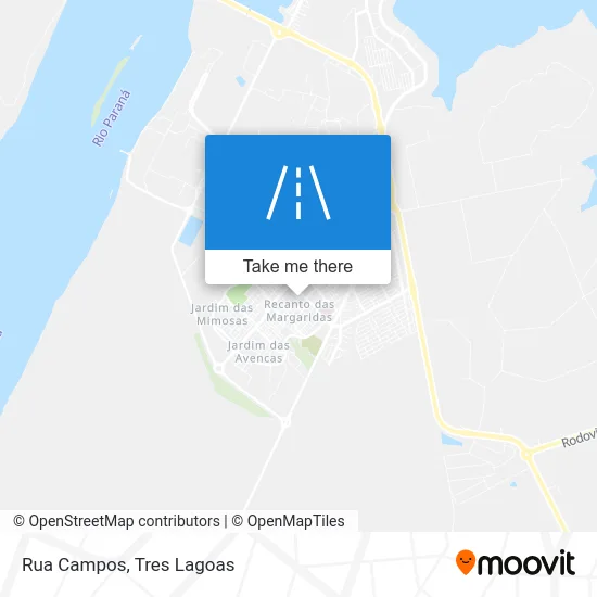 Rua Campos map