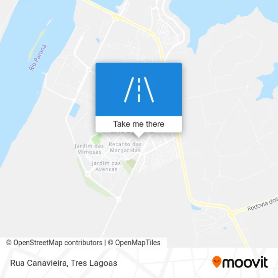 Rua Canavieira map
