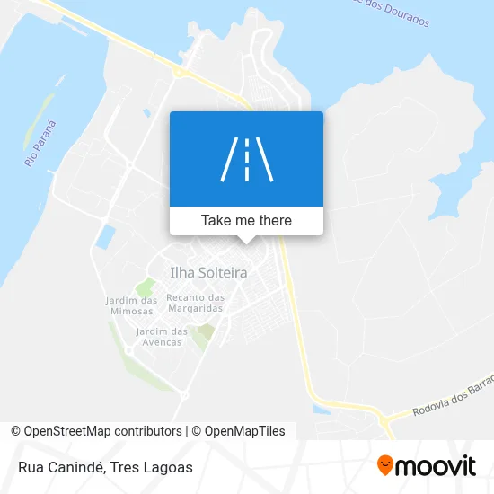 Rua Canindé map