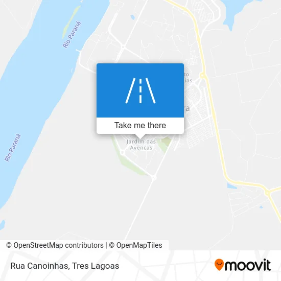 Rua Canoinhas map