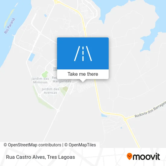 Rua Castro Alves map
