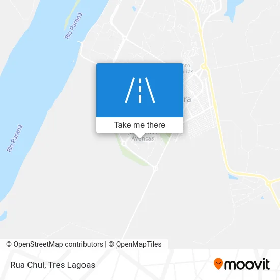 Rua Chuí map