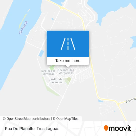 Rua Do Planalto map