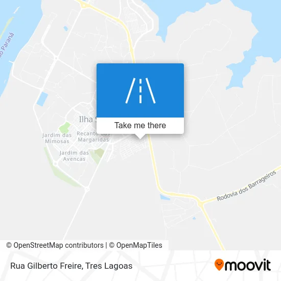 Rua Gilberto Freire map