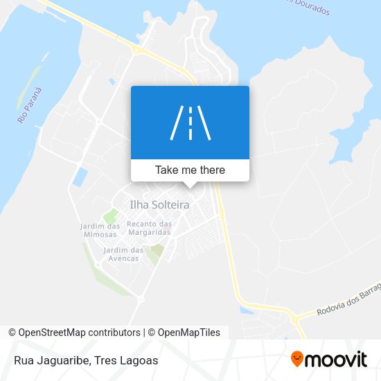 Rua Jaguaribe map