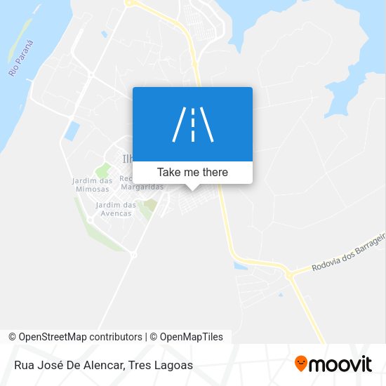 Rua José De Alencar map