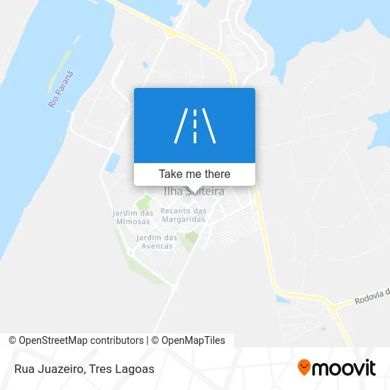 Rua Juazeiro map