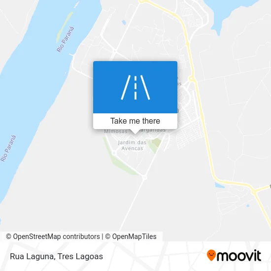 Rua Laguna map
