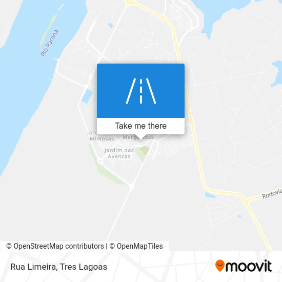 Rua Limeira map