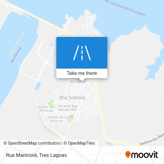 Rua Manicoré map