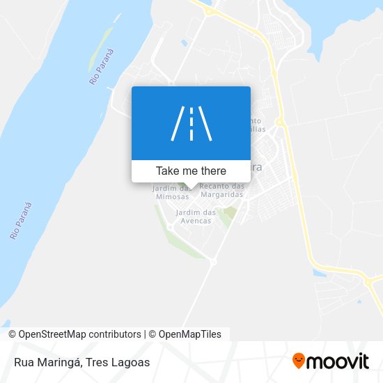 Rua Maringá map