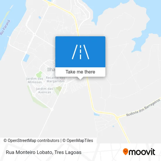 Rua Monteiro Lobato map