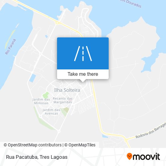 Rua Pacatuba map