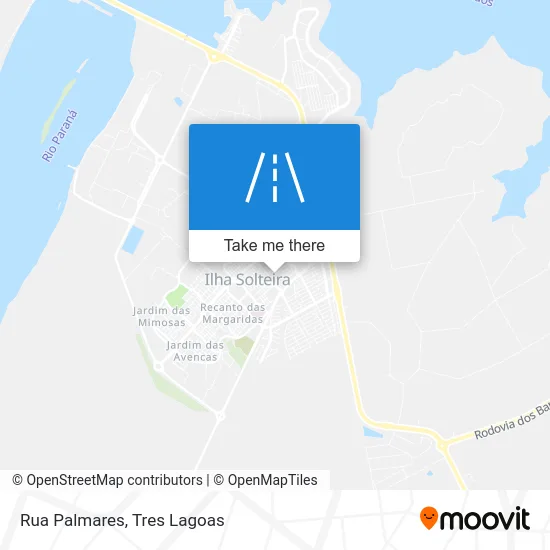 Rua Palmares map