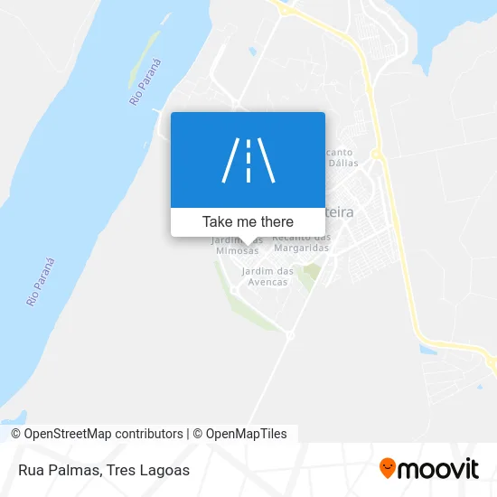 Rua Palmas map